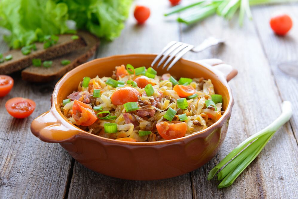 Vegetable casserole