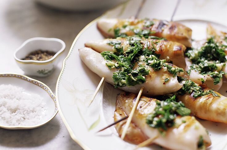 filled squid