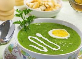 cream soup on protein diet